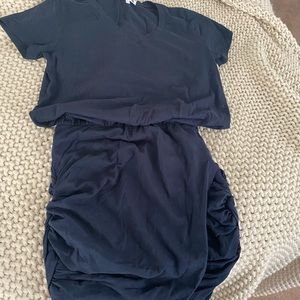 Sundry navy t-shirt dress
